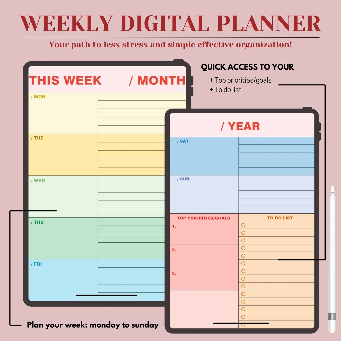 Weekly Digital Planner