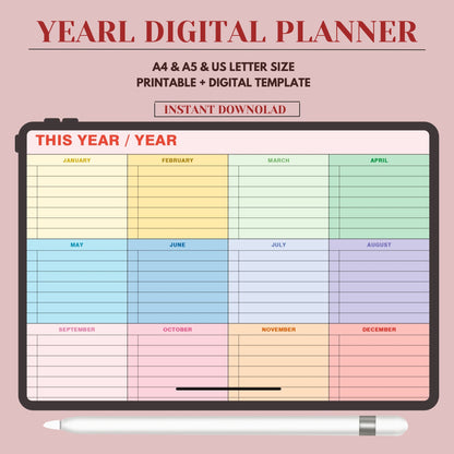 Yearly Digital Planner